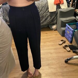 Jones New York Navy Cropped Pants